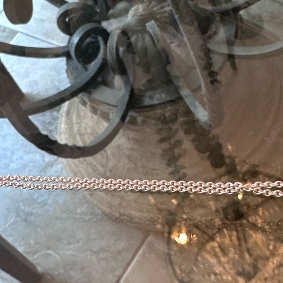 Tiffany & Co. Silver Large Open Heart Necklace Authentic Sterling Silver - Picture 13 of 15